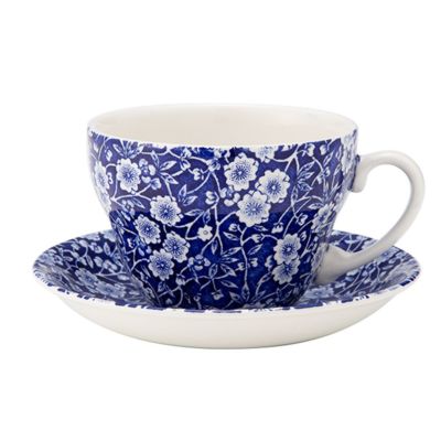 希少☆　バーレイ キャリコ　ブルー　エスプレッソソーサー　２枚 楽天市場】Calico ブルーキャリコ バーレイ社 カップ＆ソーサー