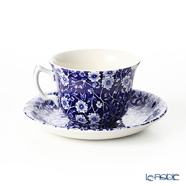 バーレイ ブルーキャリコ ティーカップ＆ソーサー 220ml