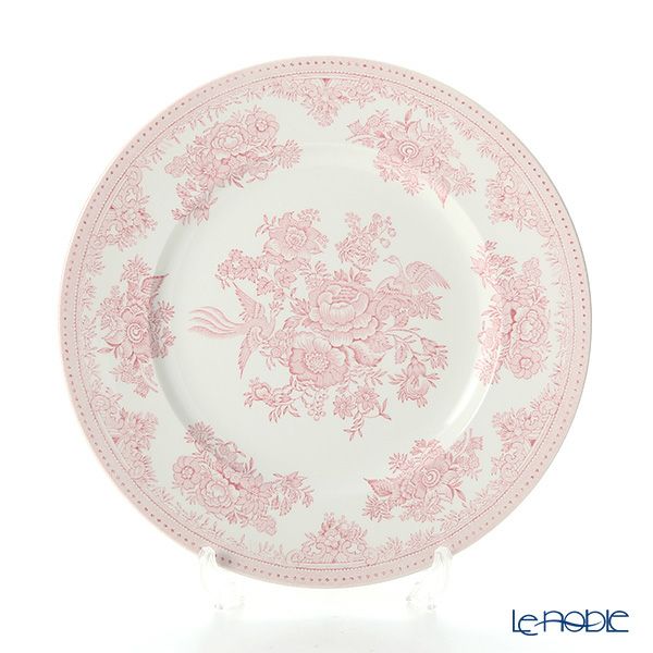 バーレイ ピンクアジアティックフェザンツ プレート 17.5cm