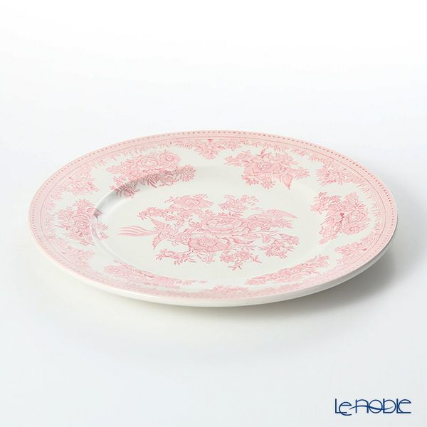 バーレイ ピンクアジアティックフェザンツ プレート 17.5cm