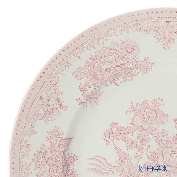 バーレイ ピンクアジアティックフェザンツ プレート 17.5cm