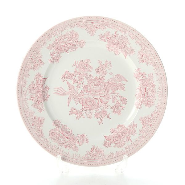 バーレイ ピンクアジアティックフェザンツ プレート 17.5cm