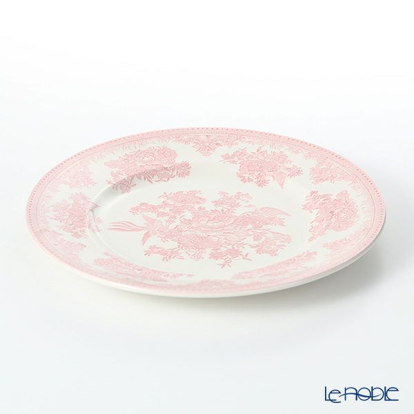 バーレイ ピンクアジアティックフェザンツ プレート 25.5cm