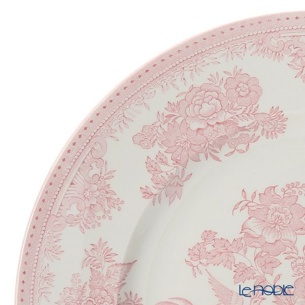 バーレイ ピンクアジアティックフェザンツ プレート 25.5cm