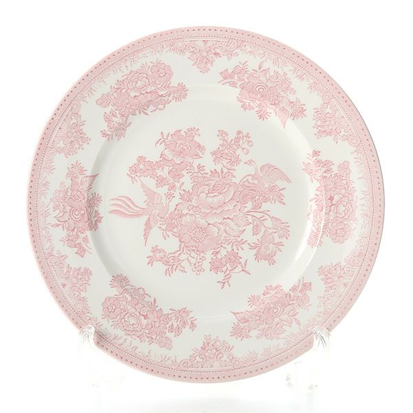 バーレイ ピンクアジアティックフェザンツ プレート 25.5cm