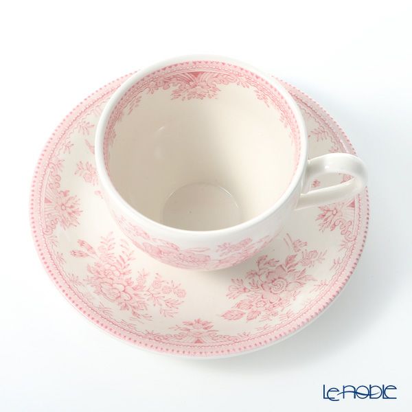 バーレイ ピンクアジアティックフェザンツ ティーカップ＆ソーサー 210ml