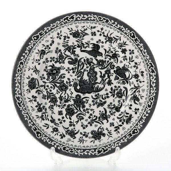 バーレイ ブラックリーガルピーコック プレート 22cm