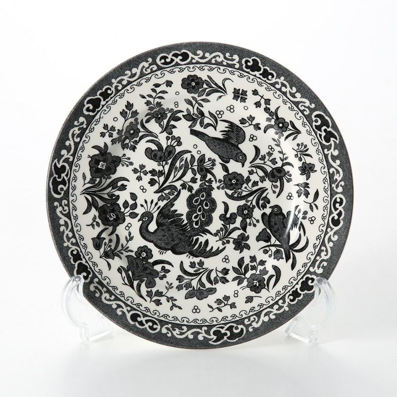 バーレイ ブラックリーガルピーコック プレート 17.5cm