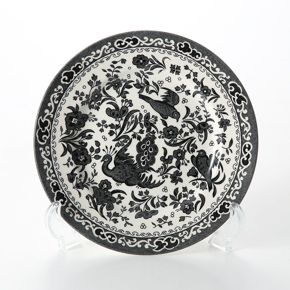 バーレイ ブラックリーガルピーコック プレート 17.5cm