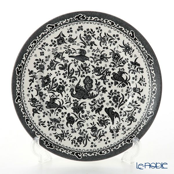 バーレイ ブラックリーガルピーコック プレート 25.5cm