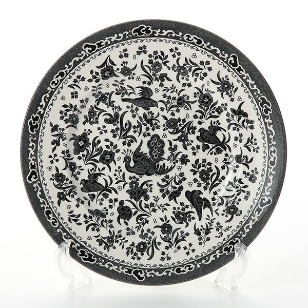 バーレイ ブラックリーガルピーコック プレート 25.5cm | ブランド洋食