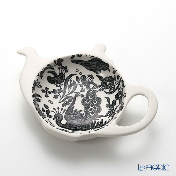 バーレイ ブラックリーガルピーコック ティーポットトレイ