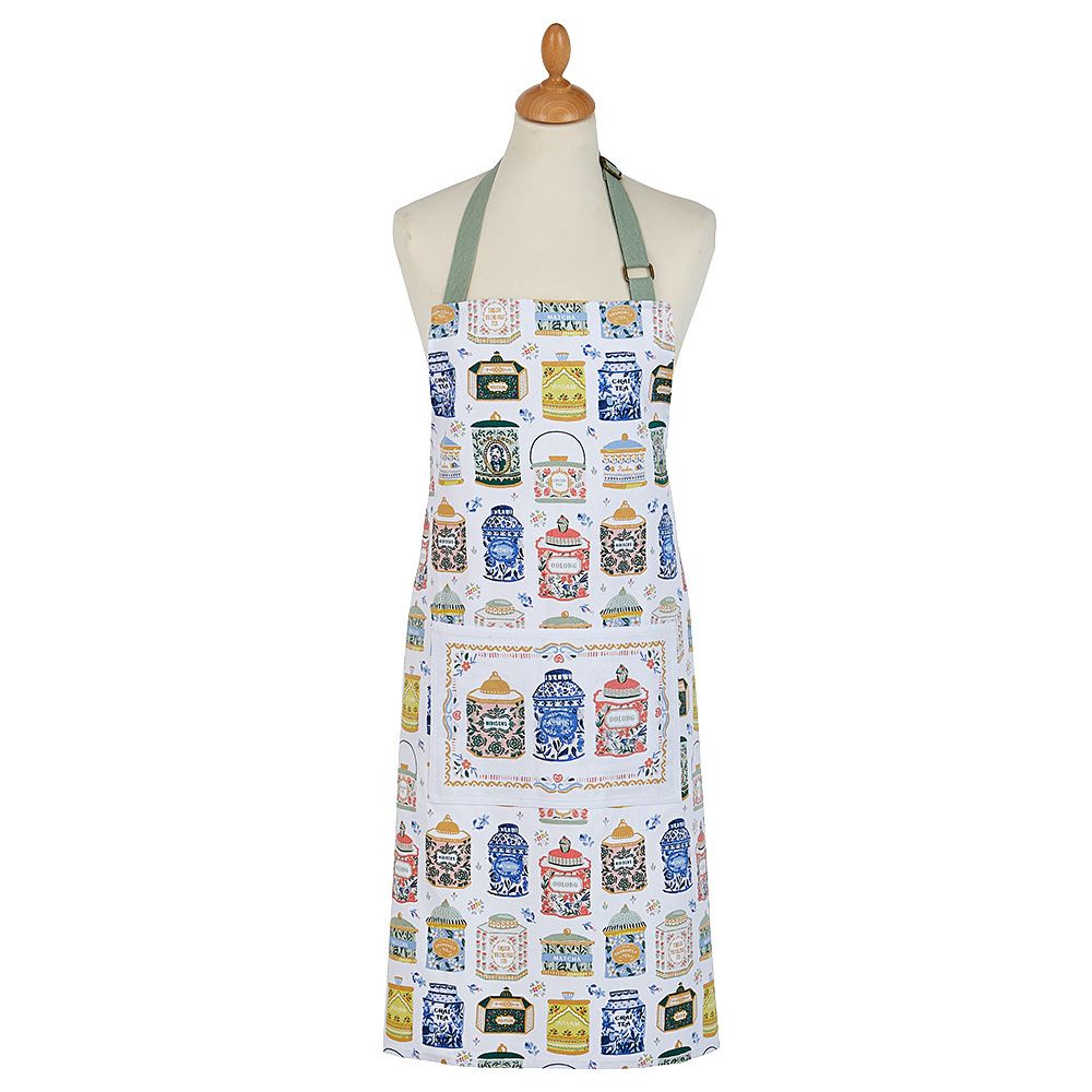 アルスターウィーバーズ ティーティン 紅茶缶 エプロン コットン