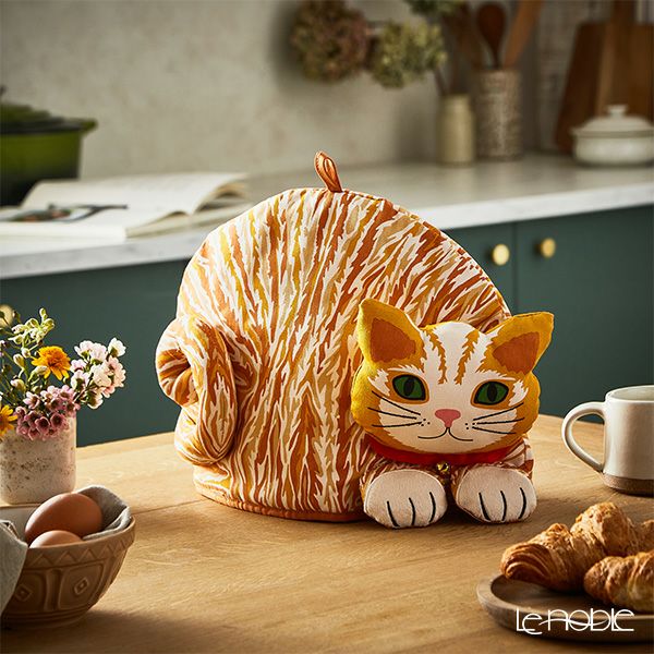 アルスターウィーバーズ ジンジャー キャット／ネコ シェイプド ティーコジー