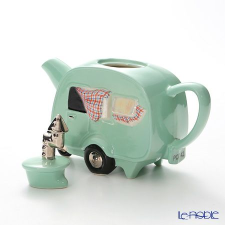 ティーポッタリー Teapottery キャラバン（グリーン） M