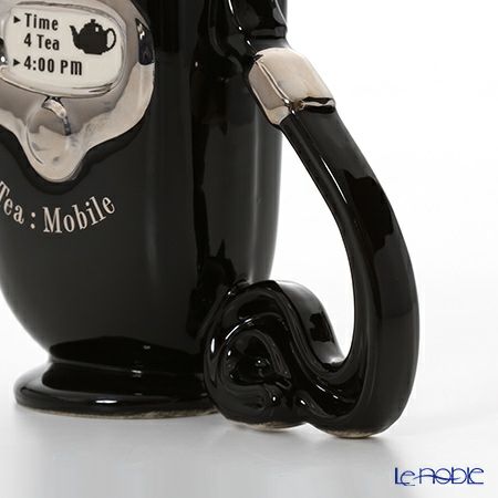 ティーポッタリー Teapottery モバイルフォン（ブラック） 18×17