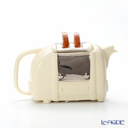 ティーポッタリー Teapottery レトロトースター（クリーム） M
