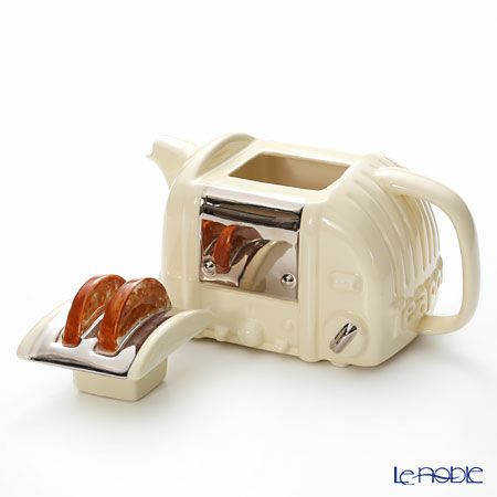 ティーポッタリー Teapottery レトロトースター（クリーム） M