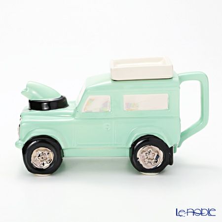 ティーポッタリー Teapottery ランドローバー（パステルグリーン） 14.5×19.5 S