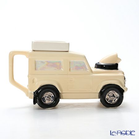 ティーポッタリー Teapottery ランドローバー（クリーム） 14.5×19.5 S