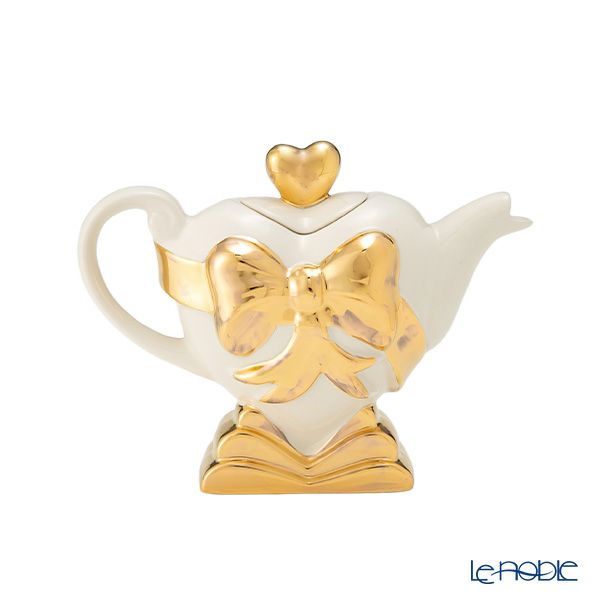 ティーポッタリー Teapottery ハート Yours Forever!（ホワイト） S