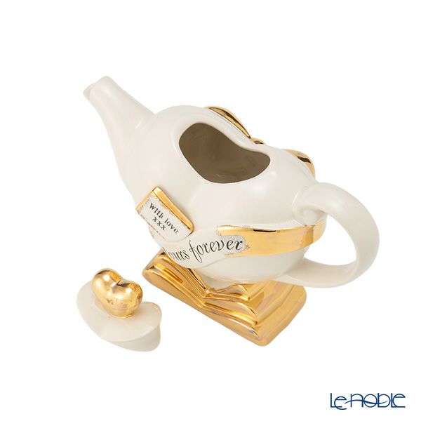 ティーポッタリー Teapottery ハート Yours Forever!（ホワイト） S