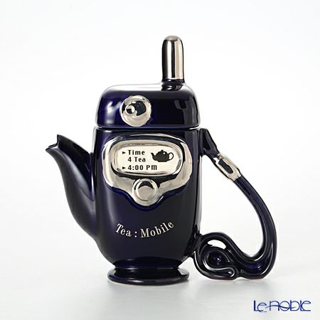 ティーポッタリー Teapottery モバイルフォン（ブルー） 18×17 S