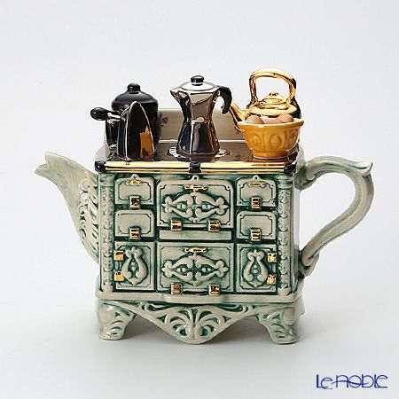 ティーポッタリー Teapottery フレンチストーブ（グリーン）