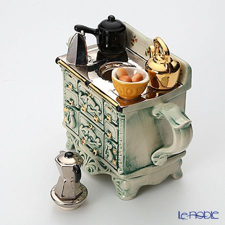 ティーポッタリー Teapottery フレンチストーブ（グリーン）