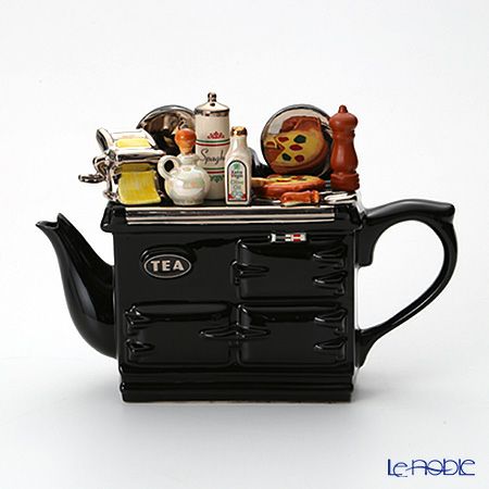 ティーポッタリー Teapottery イタリアンAGA（ブラック）