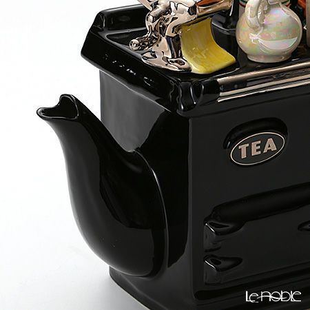 ティーポッタリー Teapottery イタリアンAGA（ブラック）