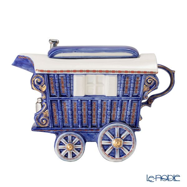 ティーポッタリー Teapottery ローマニーキャラバン（ブルー）