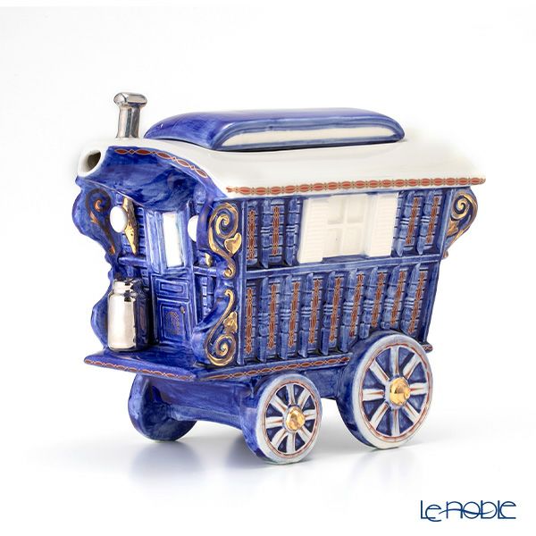 ティーポッタリー Teapottery ローマニーキャラバン（ブルー）