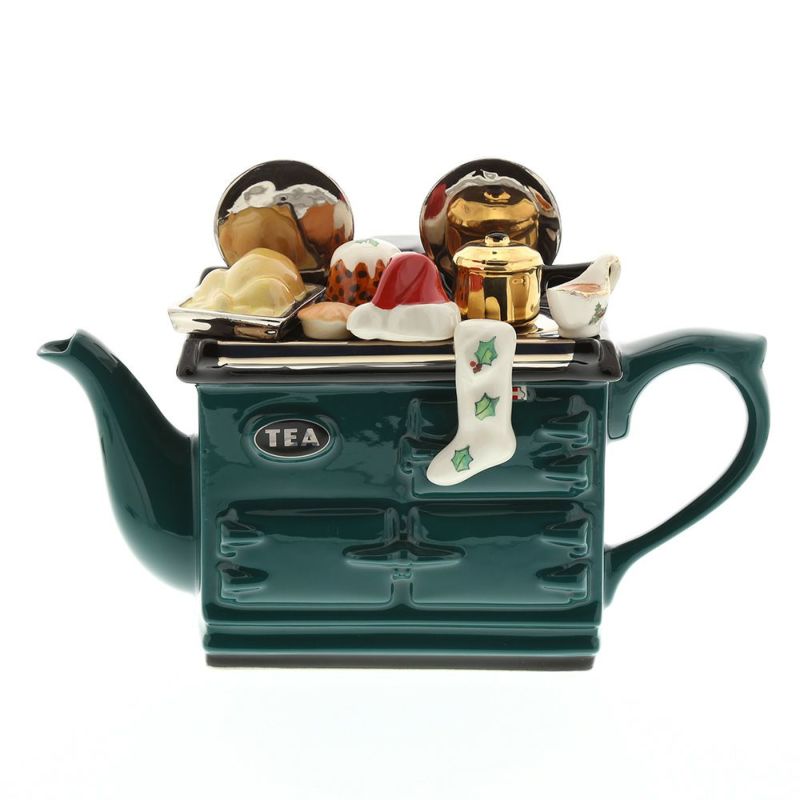 ティーポッタリー Teapottery クリスマス AGA（グリーン） L