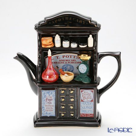 ティーポッタリー Teapottery ドラッグストア（ブラウン） L