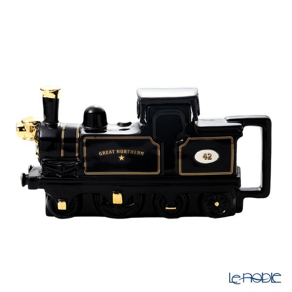 ティーポッタリー Teapottery 機関車 ブラック 29×8×15 L