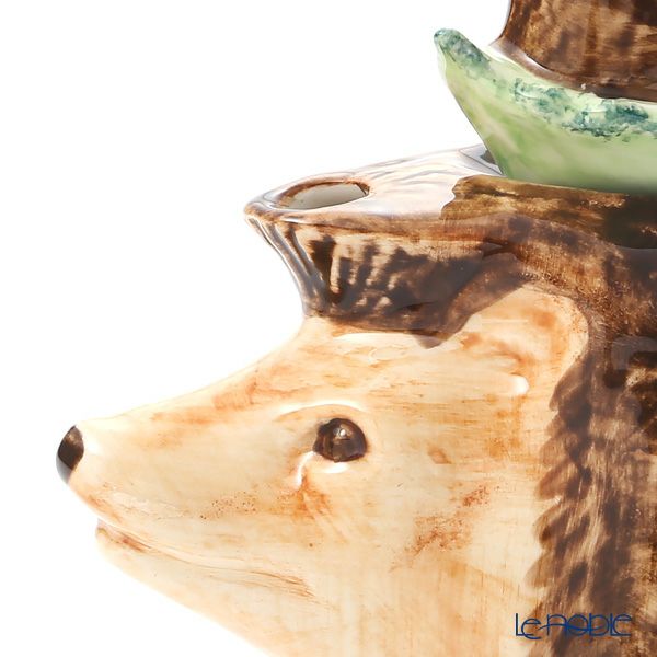 ティーポッタリー Teapottery ハリネズミの親子 19×9×12 M