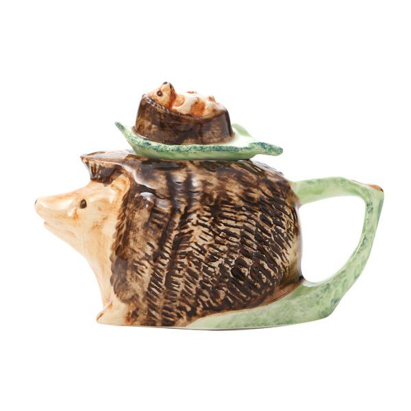 ティーポッタリー Teapottery ハリネズミの親子 19×9×12 M