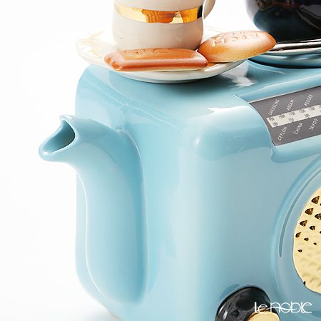 ティーポッタリー Teapottery ラジオ（ブルー） M