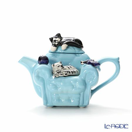 ティーポッタリー Teapottery キャットチェア（ブルー） S