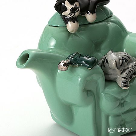 ティーポッタリー Teapottery キャットチェア（グリーン） S