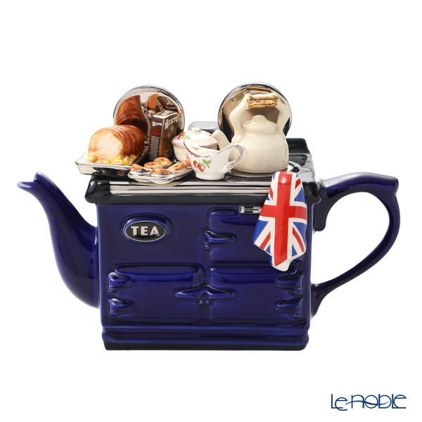 ティーポッタリー Teapottery AGA ブリティッシュサンデイランチ ブルー 28×12×19 L