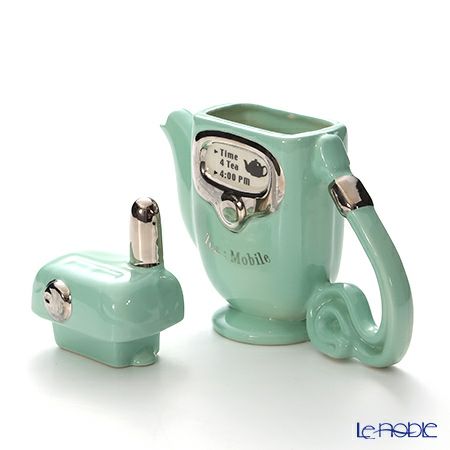 ティーポッタリー Teapottery モバイルフォン（グリーン） 18×17