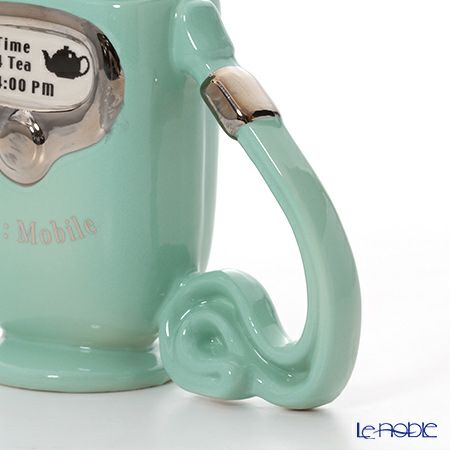 ティーポッタリー Teapottery モバイルフォン（グリーン） 18×17