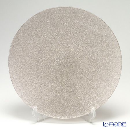 Vetro Felice ヴェトロ フェリーチェ グリッター プレート 35cm ジンジャー