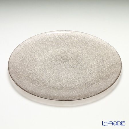 Vetro Felice ヴェトロ フェリーチェ グリッター プレート 35cm ジンジャー