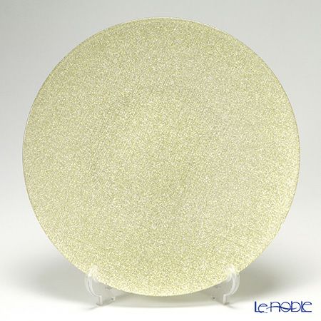 Vetro Felice ヴェトロ フェリーチェ グリッター プレート 35cm ニューゴールド