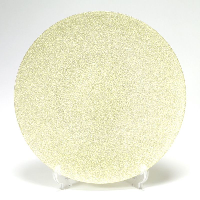 Vetro Felice ヴェトロ フェリーチェ グリッター プレート 35cm ニューゴールド