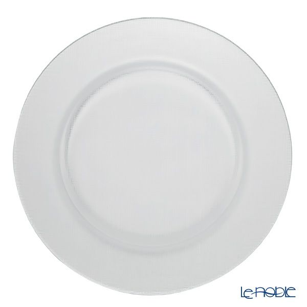 Vetro Felice ヴェトロ フェリーチェ グリッター チャージャープレート 33cm クリア