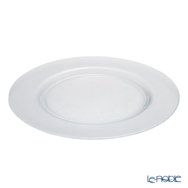 Vetro Felice ヴェトロ フェリーチェ グリッター チャージャープレート 33cm クリア